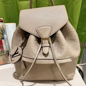 Louis Vuitton Beige Montsouris Backpack
